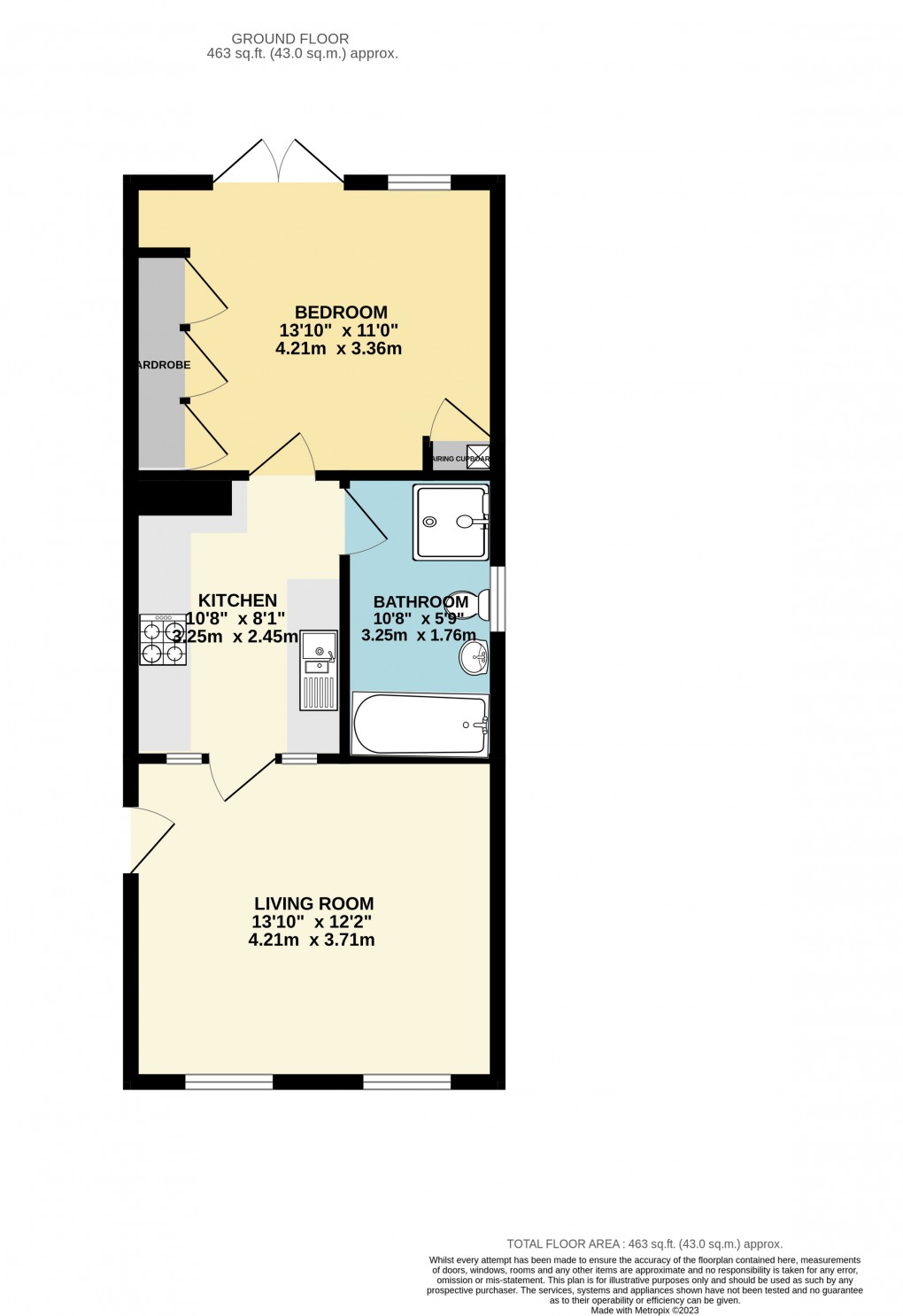 Floorplan for Queen Street, Seaton