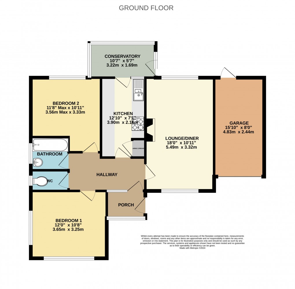 Floorplan for Seaton, Devon