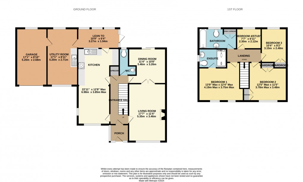 Floorplan for Dares Orchard, Colyford, Devon
