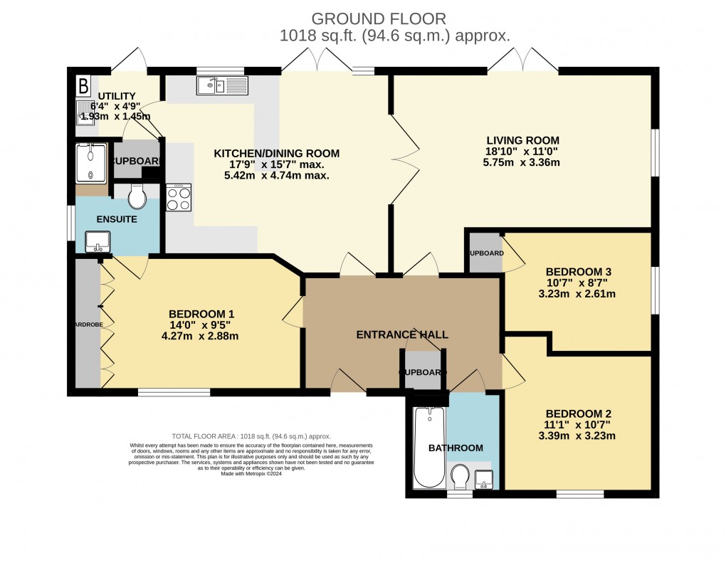 Floorplan for Seaton, Devon
