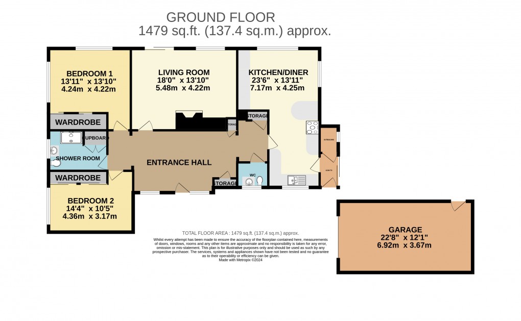 Floorplan for Seaton, Devon