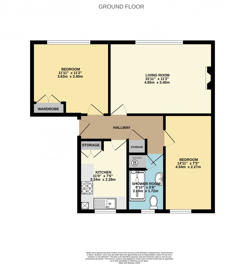 Floorplan for Riverdale Close, Seaton, Devon
