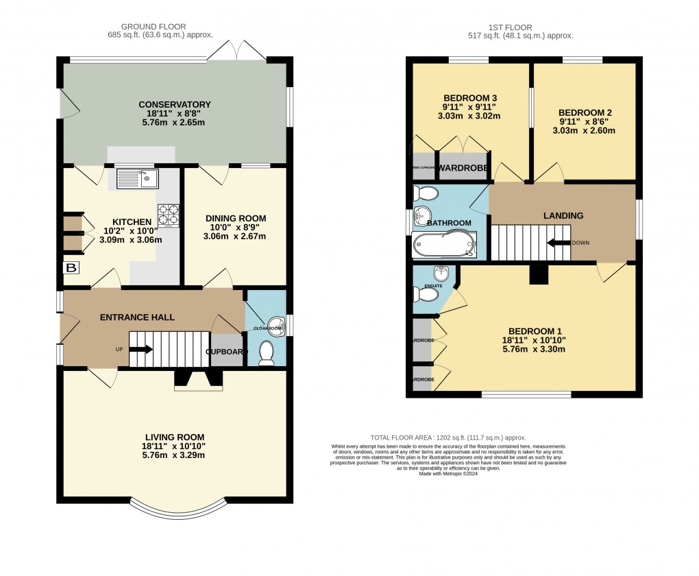 Floorplan for Seaton, Devon