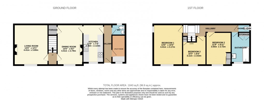 Floorplan for Seaton, Devon