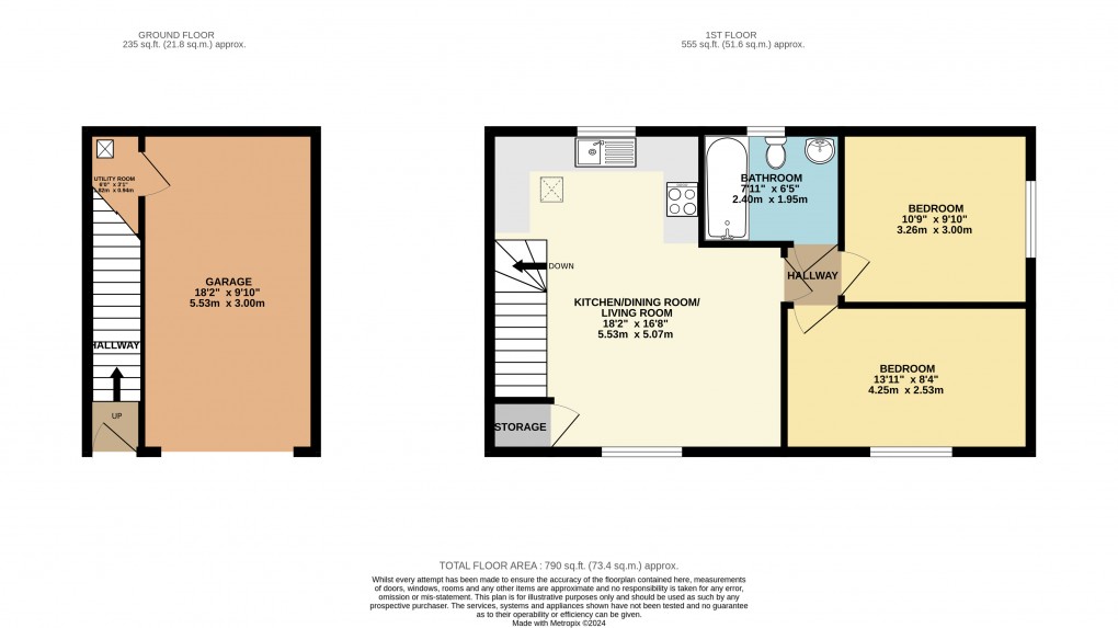 Floorplan for Shearwater Way, Seaton