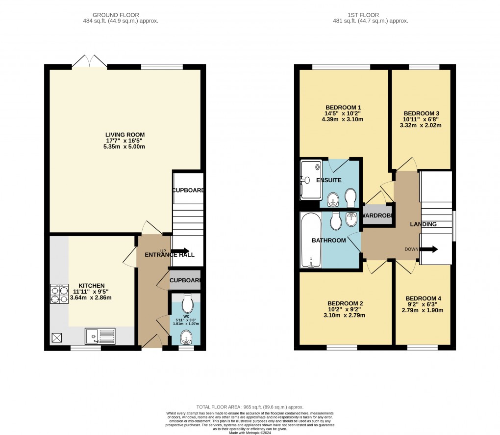Floorplan for Shearwater Way, Seaton