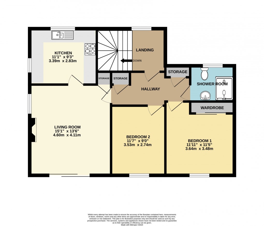 Floorplan for Fleet Court, Seaton, Devon