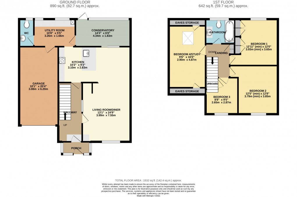 Floorplan for Colyton, Devon