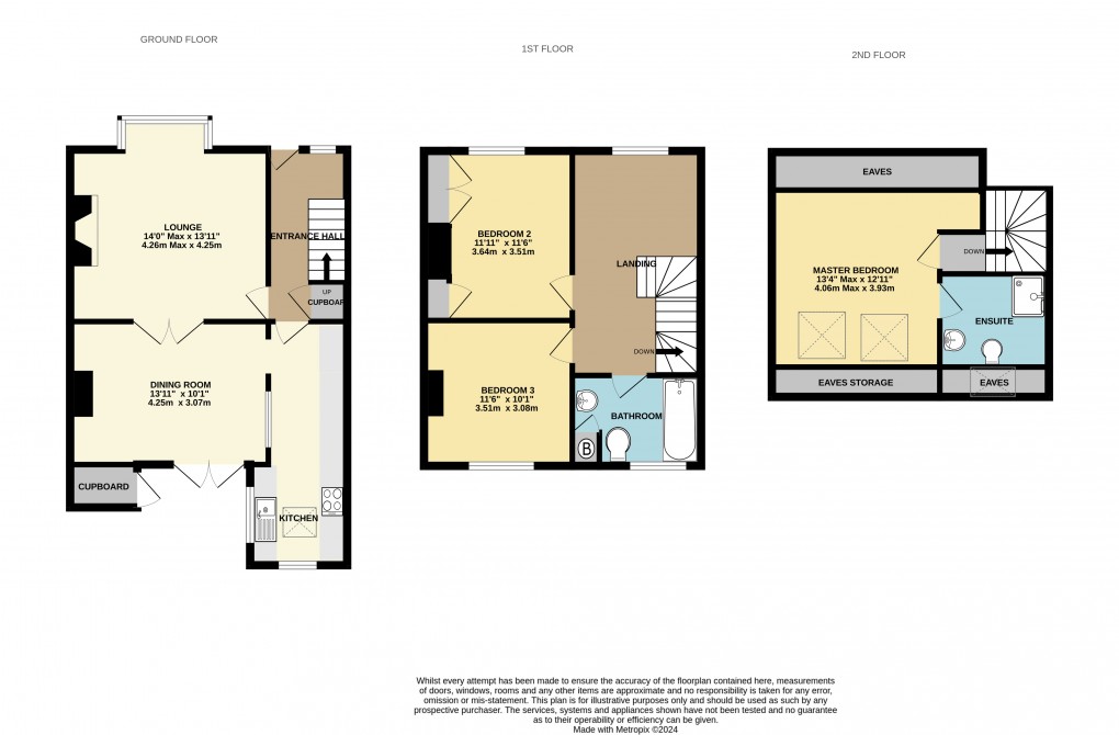 Floorplan for Beer, SEATON, Devon
