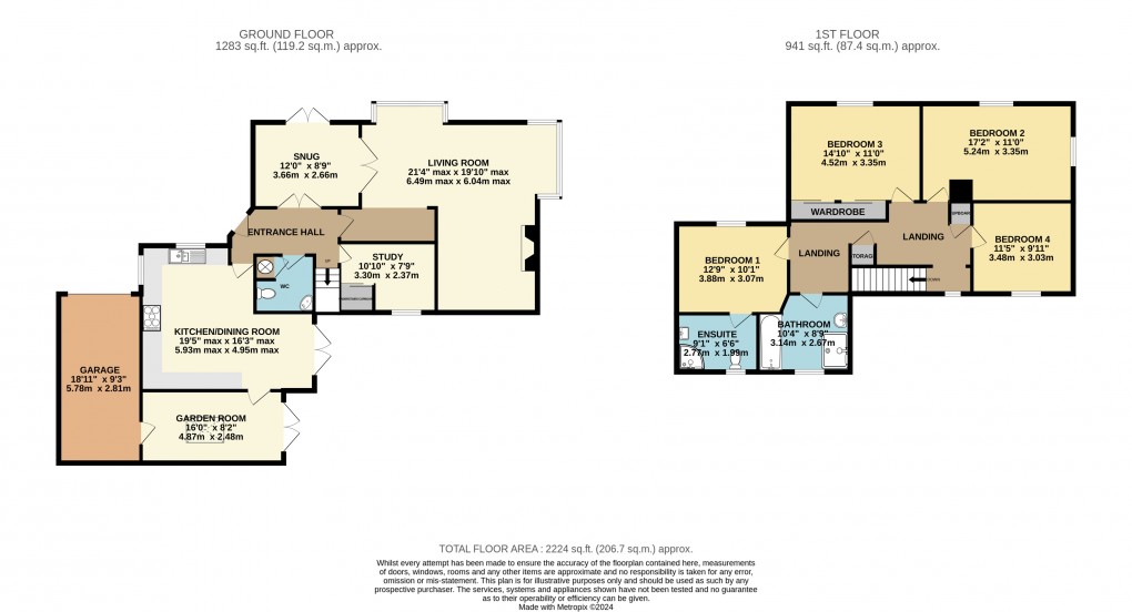 Floorplan for Chapel Street, Axmouth, Devon