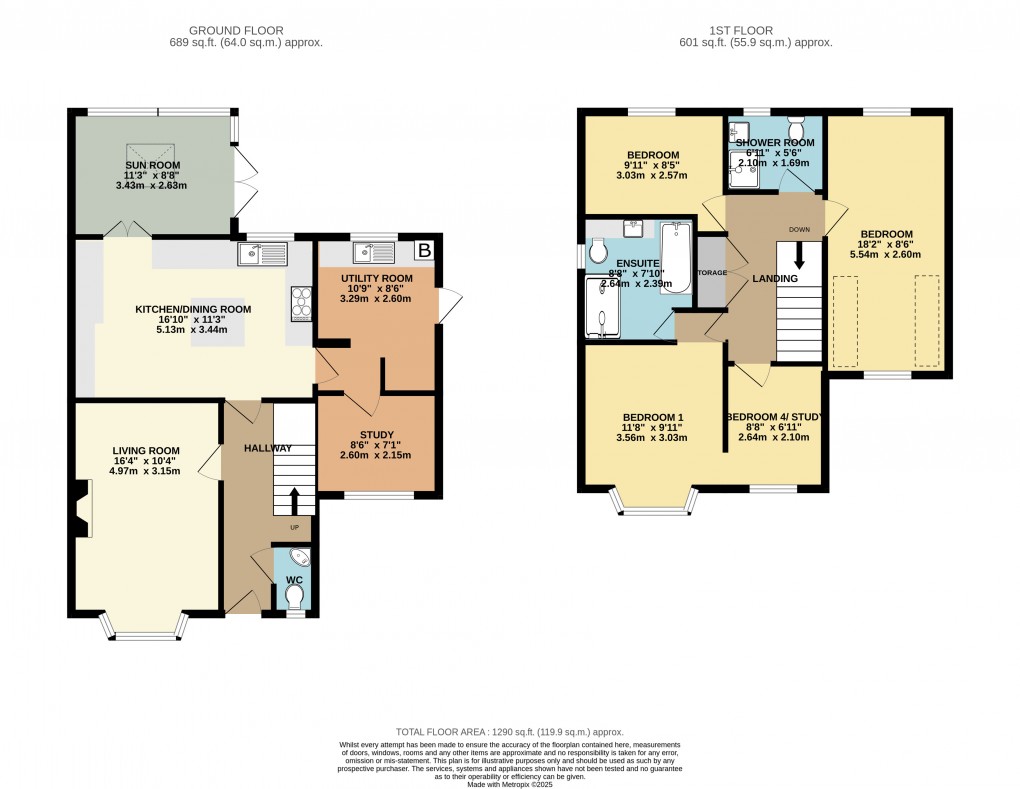 Floorplan for Riverdale Orchard, Seaton, Devon