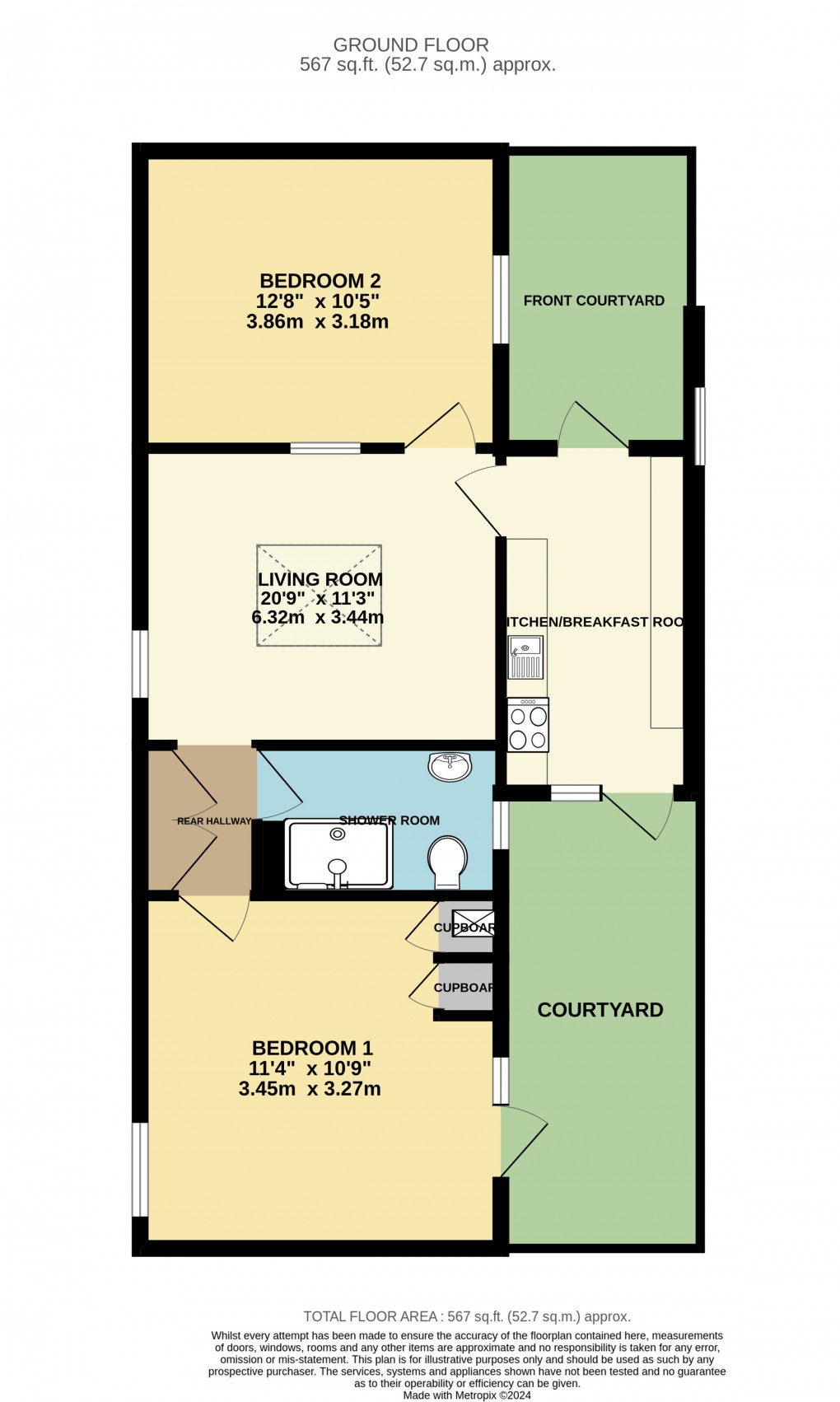 Floorplan for Harbour Road, Seaton, Devon