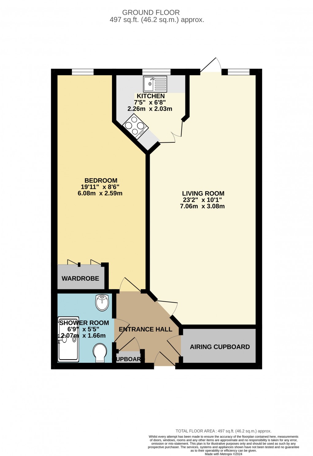 Floorplan for Seaton, Devon