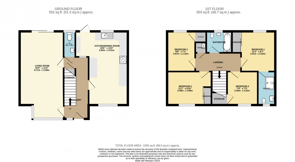 Floorplan for Seaton, Devon