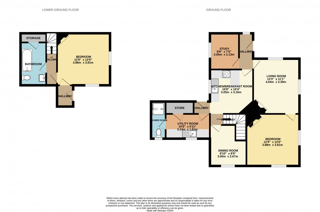Floorplan for Squires Lane, Axmouth, Seaton