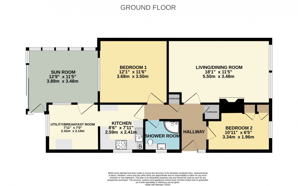 Floorplan for Seaton, Devon