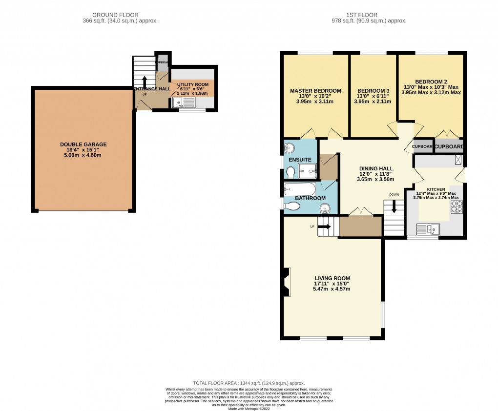 Floorplan for Glenwater Close, Axmouth