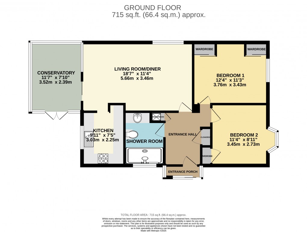 Floorplan for Seaton, Devon
