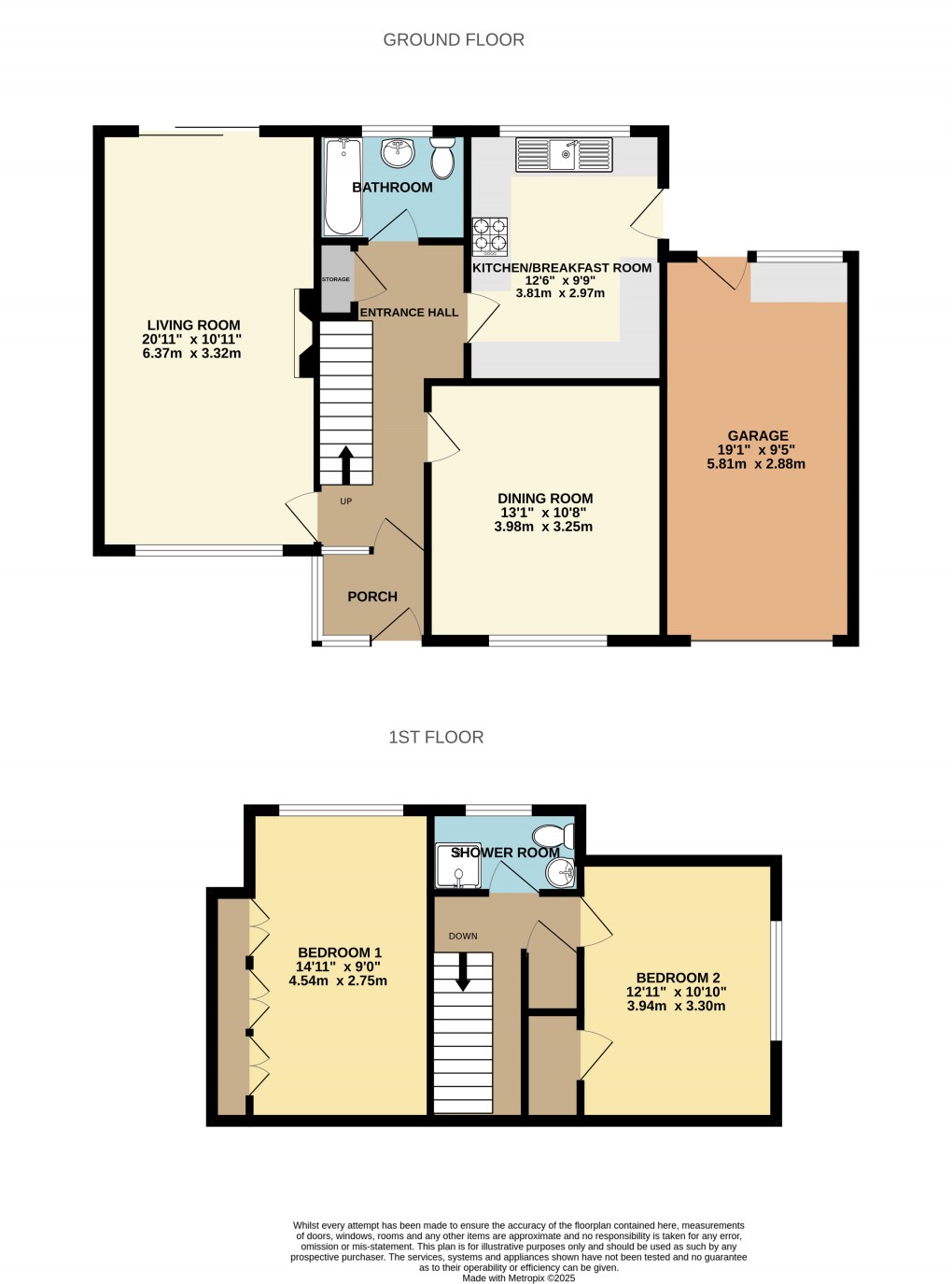 Floorplan for Seaton, Devon