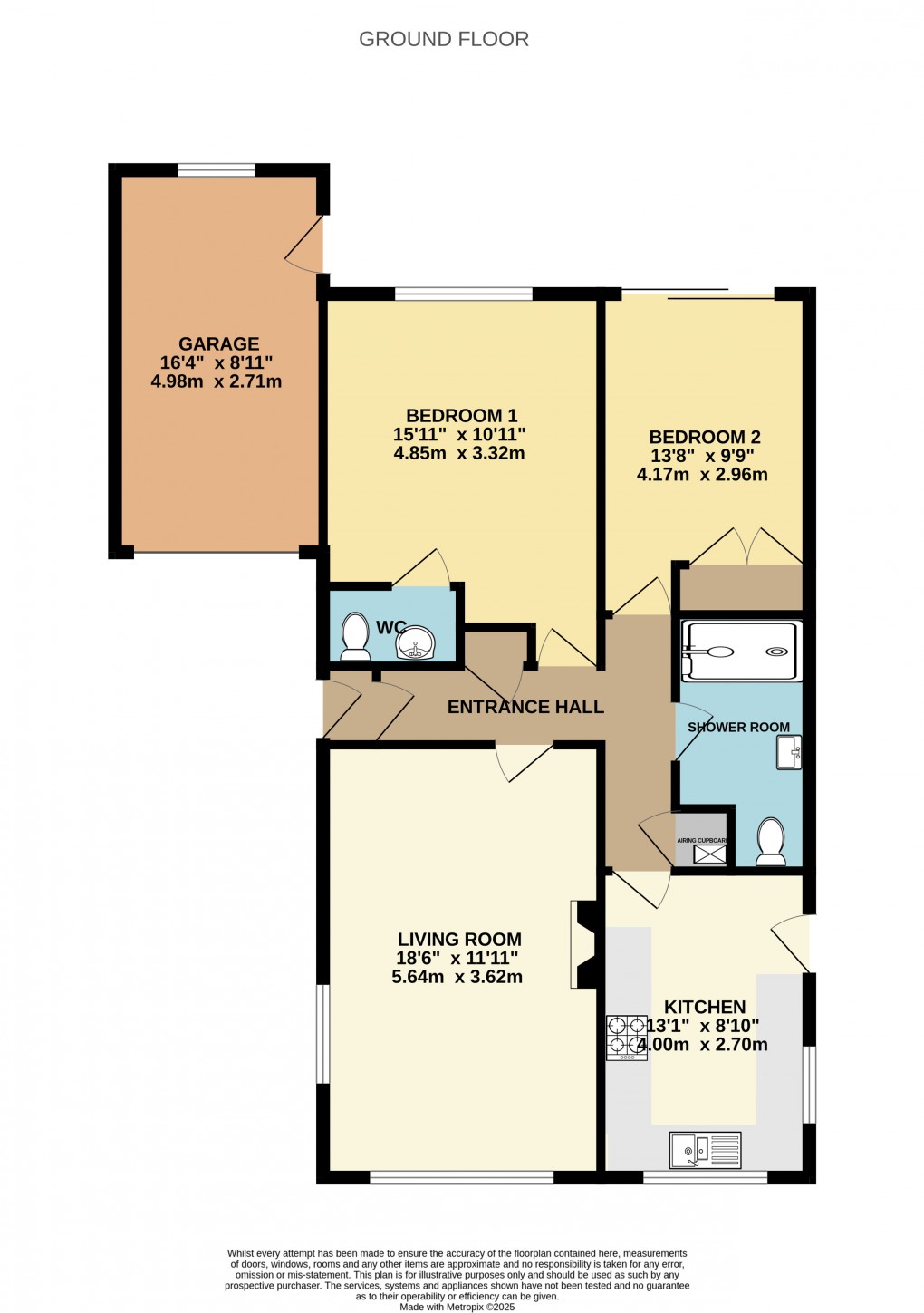 Floorplan for Venborough Close, Seaton, Devon