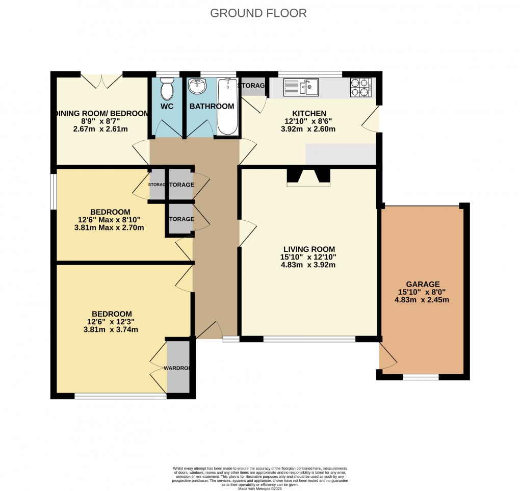 Floorplan for Colyford Road, Seaton