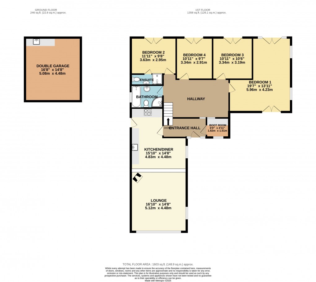 Floorplan for Axmouth, Seaton, Devon