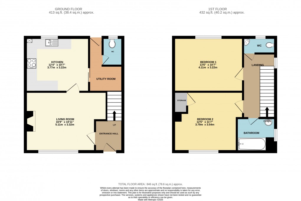 Floorplan for Musbury, Devon