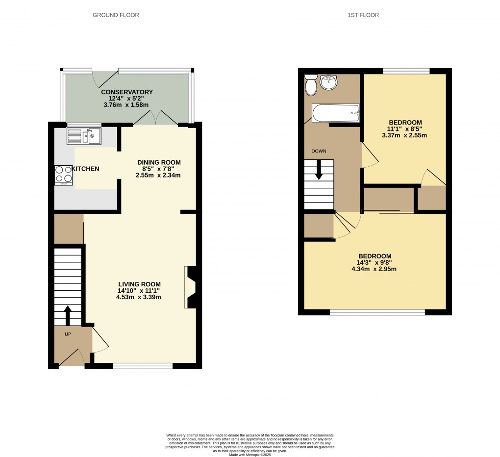 Floorplan for Homer Lane, Seaton