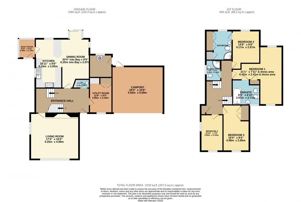Floorplan for Gore Lane, Kilmington, Devon