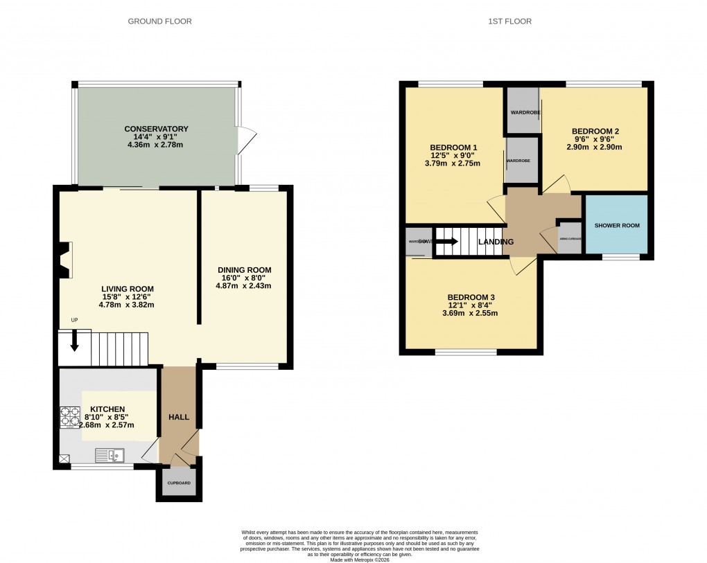 Floorplan for Foxglove Road, Seaton, Devon