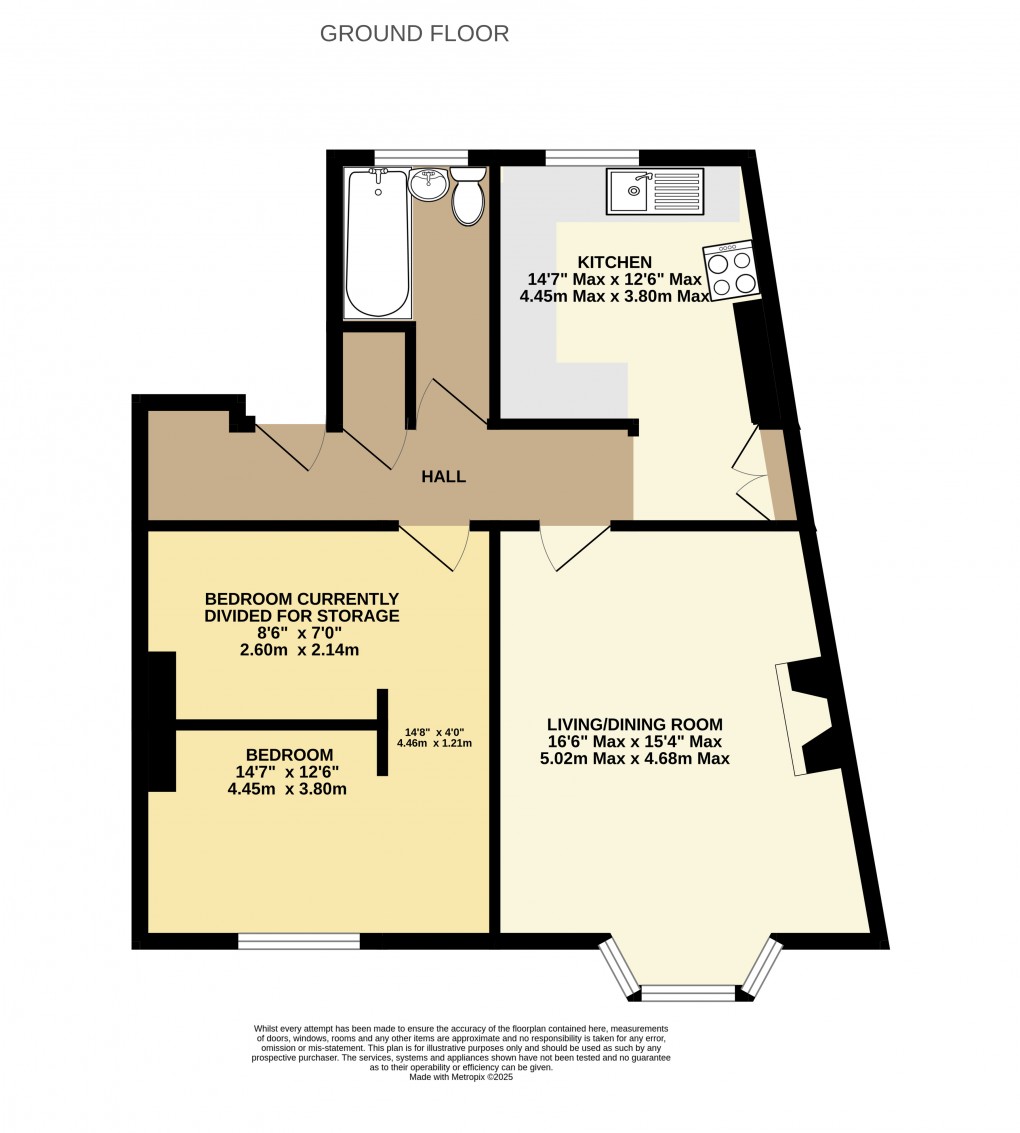 Floorplan for Marine Place, Seaton