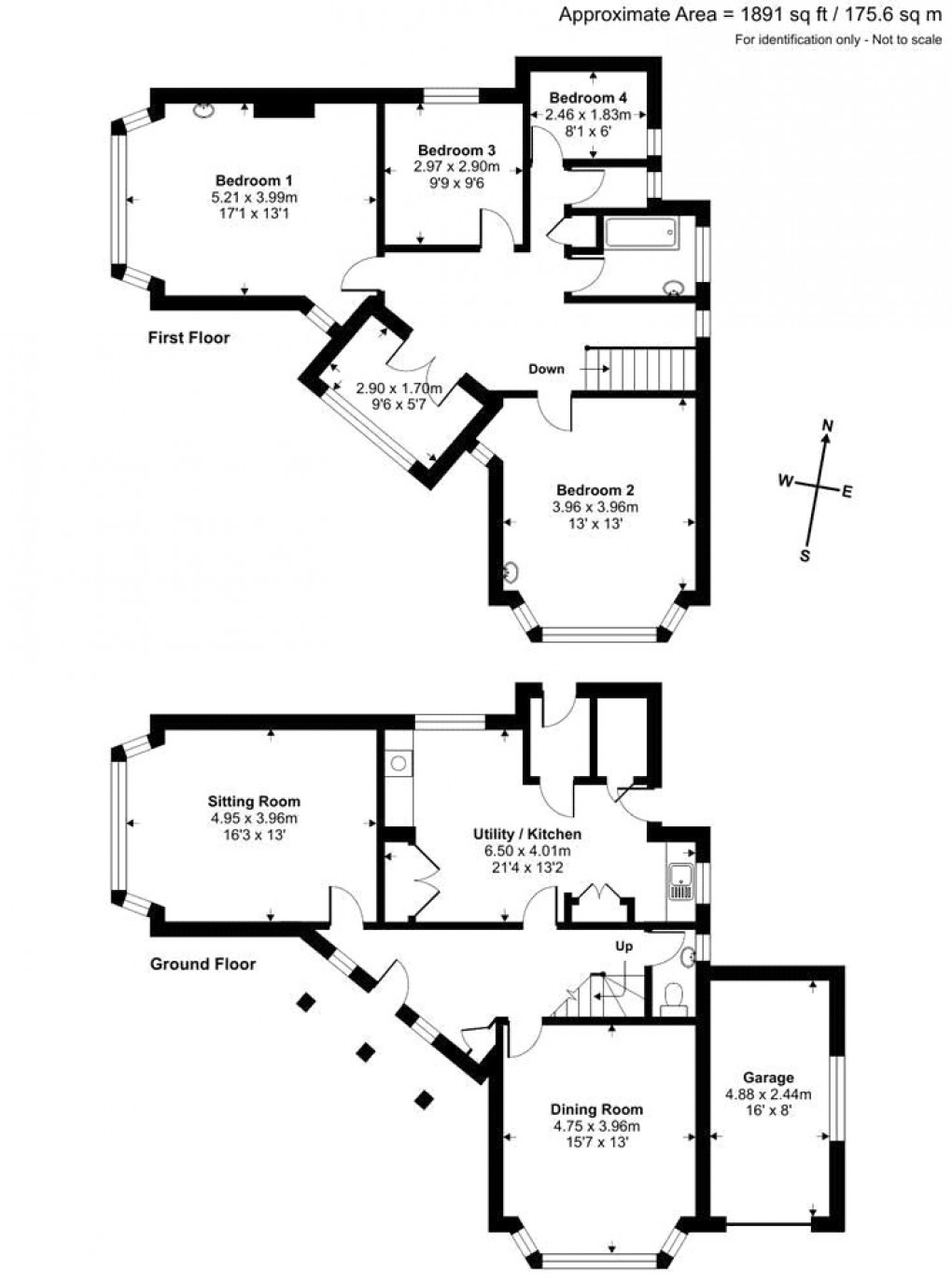 Floorplan for Townsend Road, Seaton, Devon