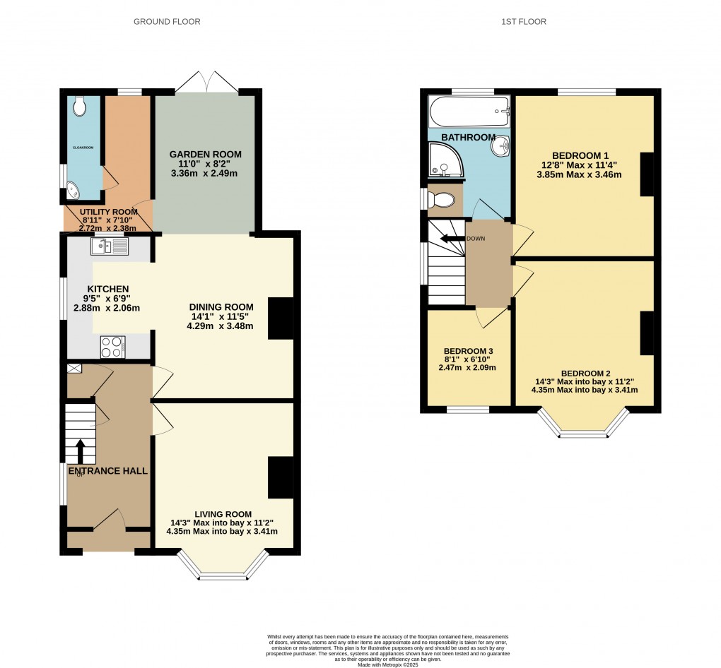 Floorplan for Meadow Avenue, Seaton, Devon