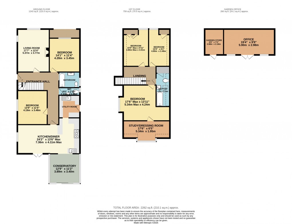Floorplan for Marlpit Lane, Seaton, Devon