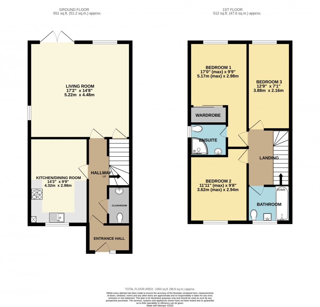 Floorplan for Colyton, Devon