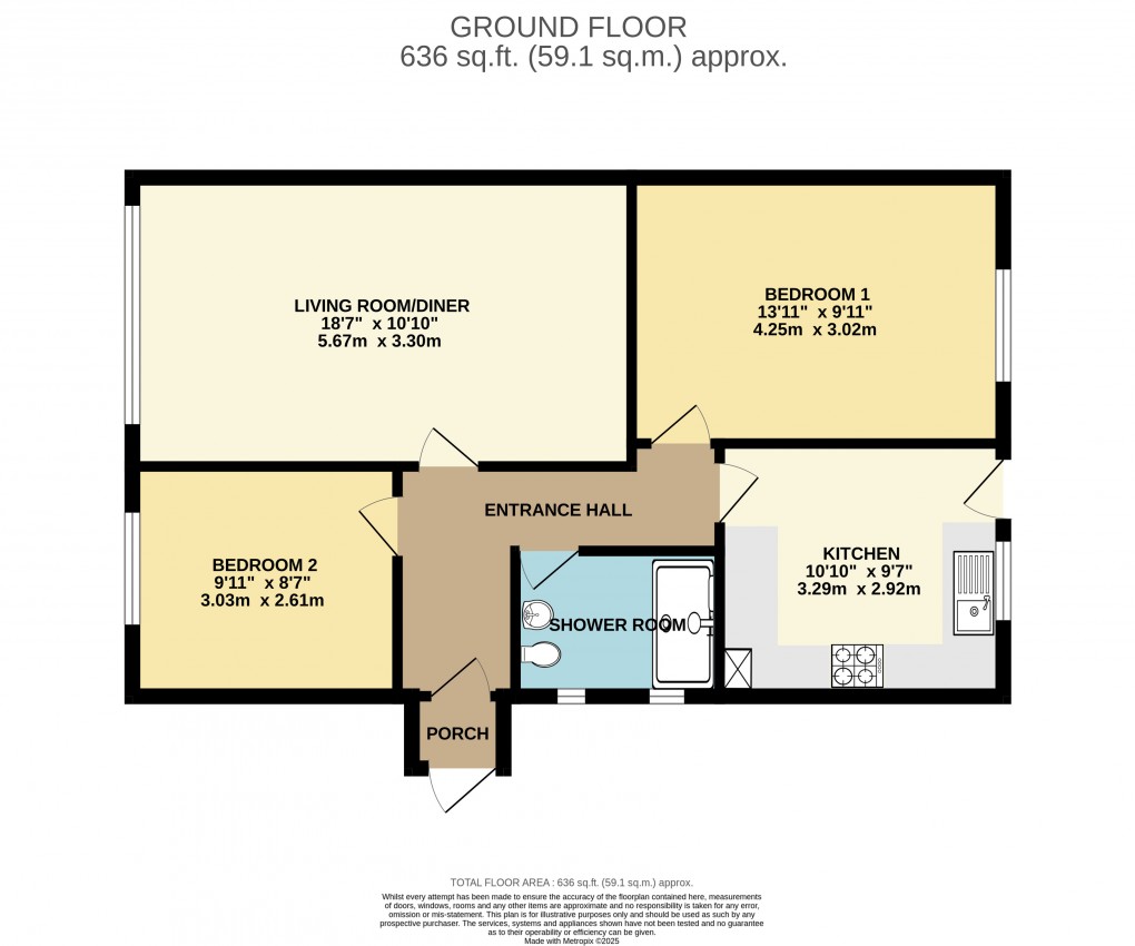 Floorplan for Scalwell Park, Seaton