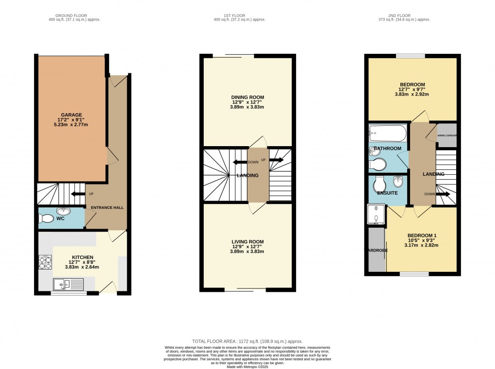 Floorplan for Seaton, Devon