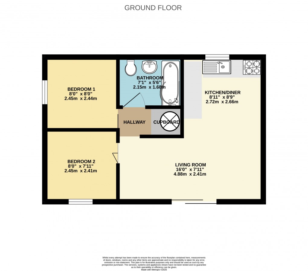 Floorplan for Tower Country Chalet  Park, Seaton