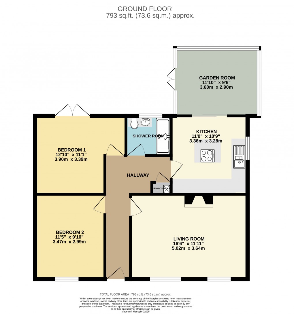 Floorplan for Seaton, Devon