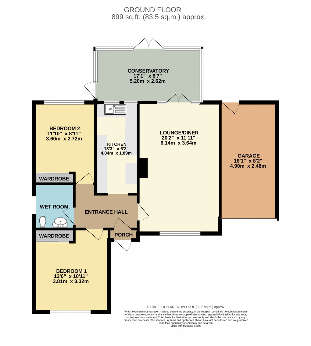 Floorplan for Seaton, Devon