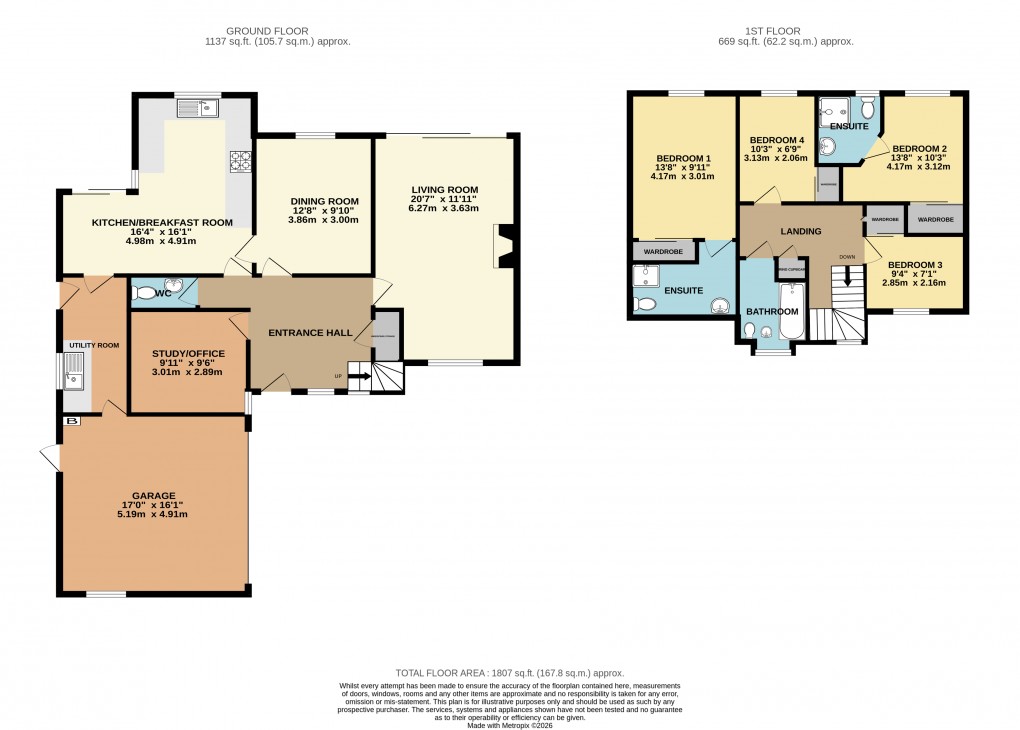 Floorplan for Seaton, Devon