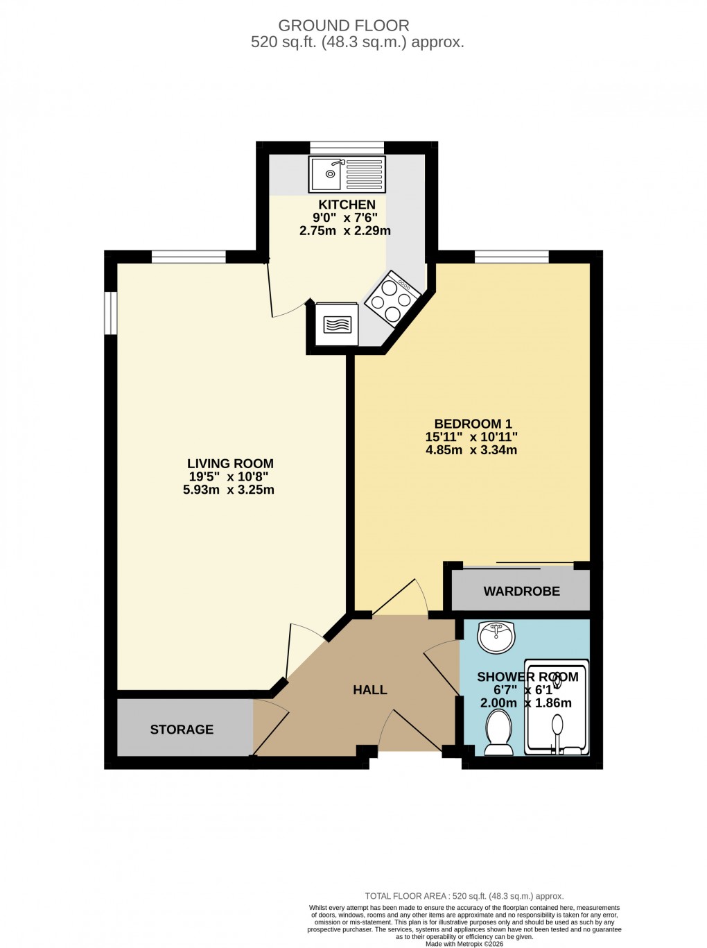 Floorplan for The Underfleet, Seaton, Devon