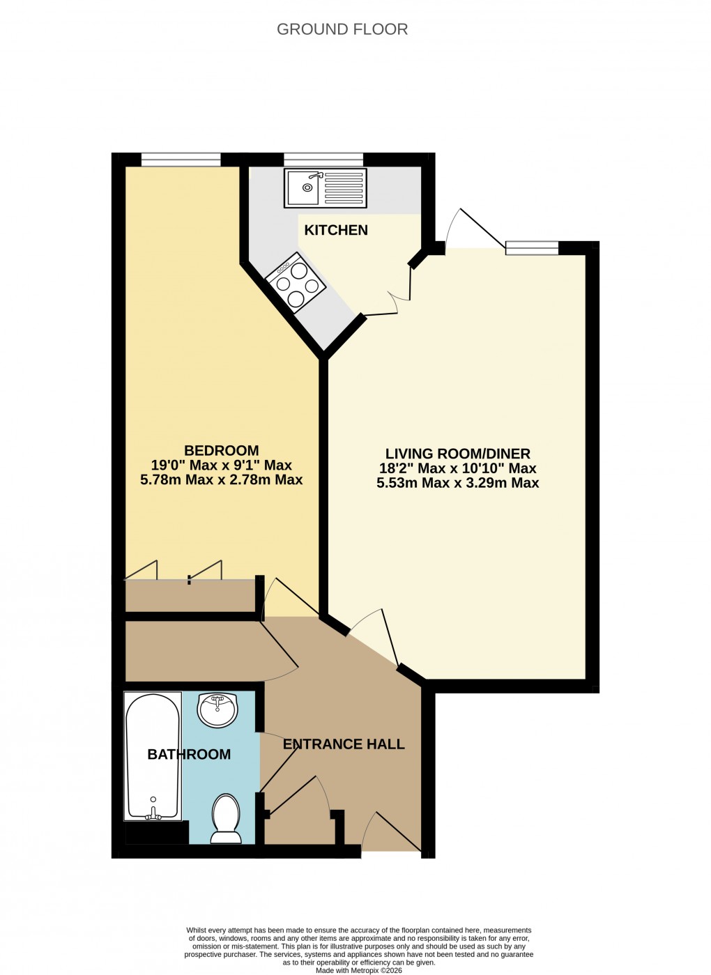 Floorplan for Harbour Road, Seaton, Devon