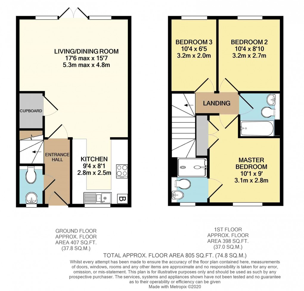 Floorplan for Seaton, Devon